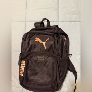 Puma Black and Rose Gold Men's Backpack